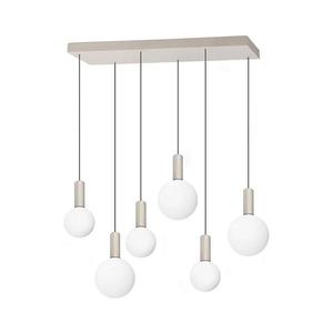 Ideal Lux - Candelabru LED suspendat pe cablu ODEON LED/39W/230V CRI 90 bej/alb imagine