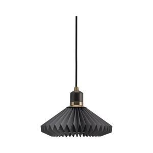 Halo Design 744084 - Lustră suspendată pe cablu PARIS 1xG9/28W/230V Ø 24 cm negru/alamă/stejar imagine
