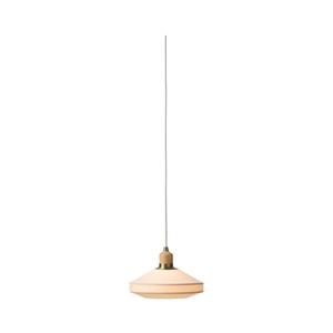 Halo Design 744091 - Lustra cu cablu PARIS, 1xE14/40W/230V, Ø 24 cm, crem./alamă/stejar imagine