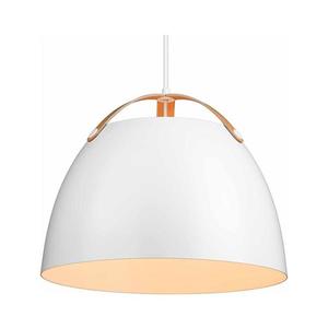 Halo Design 734870 - Pendul cu cablu OSLO 1xE27/40W/230V Ø 40 cm alb/stejar imagine