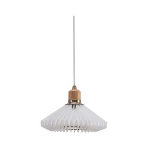 Halo Design 744053 - Lustră PARIS suspendată pe cablu 1xG9/28W/230V Ø 24 cm alb/alamă/stejar imagine