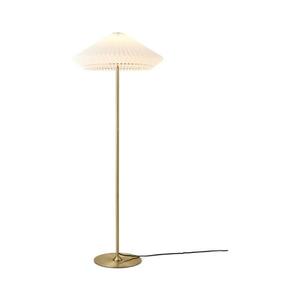 Halo Design 745050 - Lampă de podea PARIS 1xE27/40W/230V, alamă/alb/stejar imagine