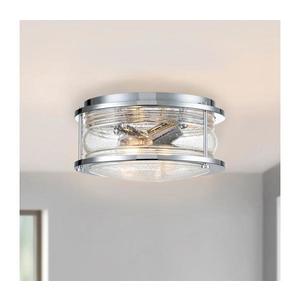 Quintiesse QN-ASHLANDBAY-F-PC-BATH - Plafonieră pentru baie ASHLAND 2xE27/60W/230V IP44 imagine