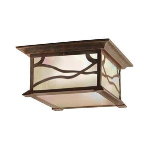 Quintiesse QN-MORRIS-F - Plafonieră de exterior MORRIS 2xE27/60W/230V IP44 bronz imagine