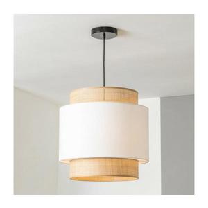 Brilagi - Lustră suspendată pe cablu CERIA 1xE27/40W/230V Ø 30 cm negru/bej/alb imagine