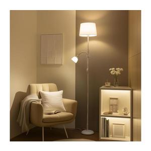 Brilagi - Lampadar CERIA 1xE27/100W/230V + 1xE14/25W alb imagine
