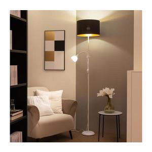 Brilagi - Lampadar CERIA 1xE27/100W/230V + 1xE14/25W alb/negru imagine