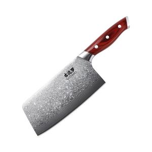 Gudaro - Cuțit cleaver de bucătărie KENSHO 6, 5", din oțel damasc, 67 de straturi, lungime 16, 2 cm imagine