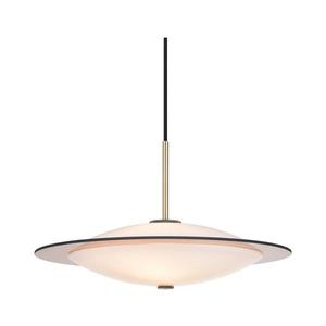Halo Design 743629 - Lustru pe cablu ORBIT, 3 x G9, 7W, 230V, Ø 40 cm, alb/alamă/sticlă fumurie imagine