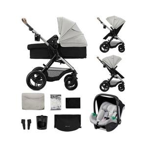 KINDERKRAFT - Cărucior combinat 3 în 1 MOOV 2 XL Air Grey imagine