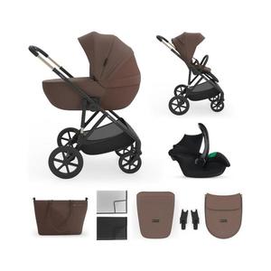 KINDERKRAFT PRIME 3 Velvet Mocca - cărucior combinat 3 în 1 imagine