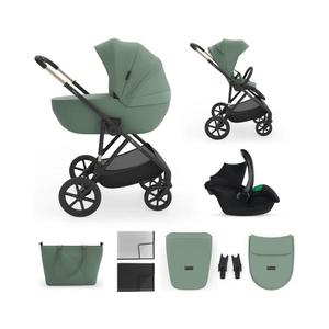 KINDERKRAFT PRIME 3 - Cărucior combinat 3 în 1, verde închis imagine