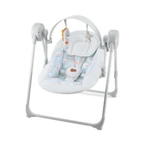 KINDERKRAFT - Leagăn pentru bebeluși SWINGEE, cu melodii, gri, 4xAAA/230V imagine