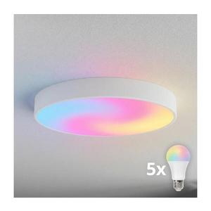 Brilagi - Plafonieră LED RGBW reglabilă CLARE 5xE27/9W/230V Wi-Fi, albă imagine