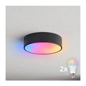 Brilagi - Plafonieră LED RGBW dimabilă CLARE 2xE27/9W/230V Wi-Fi neagră imagine