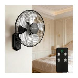 ZE - lator de perete FANNY 45W/230V, Ø 41 cm, negru + telecomandă imagine