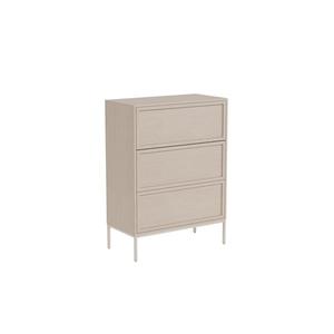 Comodă ALIN 80 x 40 cm, taupe imagine