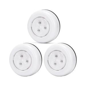 - Set 3x lămpi de veghe LED RGB, portabile, alimentare 3x AAA + telecomandă imagine