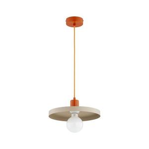 Lustră pe cablu LITO 1xE27/15W/230V bej/cupru imagine