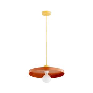 Pendul cu cablu ETERI 1xE27/15W/230V cupru/galben imagine