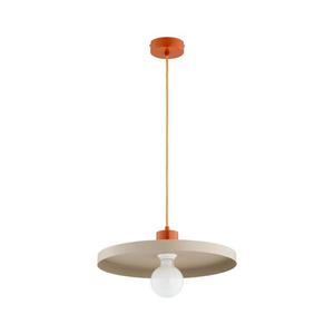 Lustră pe cablu ETERI 1xE27/15W/230V bej/cupru imagine