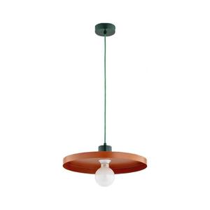 Lustră suspendată pe cablu ETERI 1xE27/15W/230V cupru/verde imagine