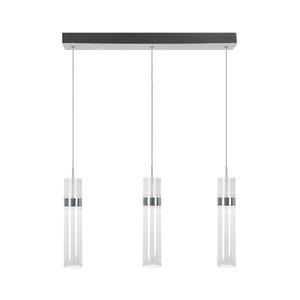 Pendul LED pe cablu AMBIENTE 3xLED/6W/230V 3000/4000/6000K crom lucios imagine