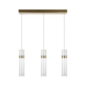 Lustră LED pe cablu AMBIENTE 3xLED/6W/230V 3000/4000/6000K aurie imagine