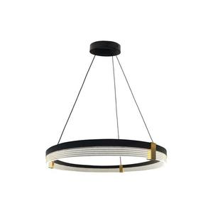 Lustră LED suspendată pe cablu TRIANGLE LED/40W/230V 3000/4000/6000K Ø 60 cm, negru imagine