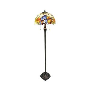Brilagi - Lampă de podea Tiffany JUNGLE din vitralii 2xE27/60W/230V imagine