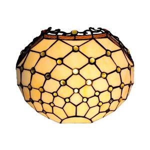 Brilagi - Aplică de perete Tiffany din vitraliu IVORIU 1xE14/40W/230V imagine