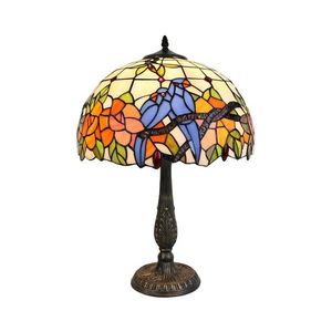 Brilagi - Lampă de masă Tiffany JUNGLE din vitralii 2xE27/60W/230V imagine