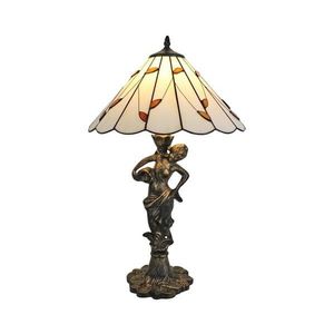 Brilagi - Lampă de masă Tiffany din vitralii FOLIA 1xE27/60W/230V imagine