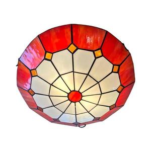 Brilagi - Plafonieră Tiffany cu vitralii SIENNA 2xE27/60W/230V Ø 40 cm imagine