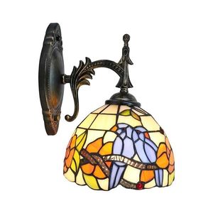 Brilagi - Lampă de perete Tiffany din vitralii JUNGLE 1xE14/40W/230V imagine