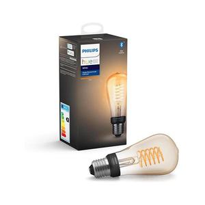 LED Bec dimmabil Philips Hue WHITE FILAMENT ST64 E27/7W/230V 2100K imagine