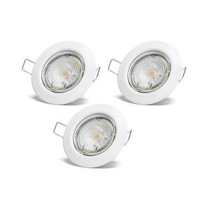 - Set 3x spot LED încastrat 1xGU10/4, 5W/230V 6500K alb imagine