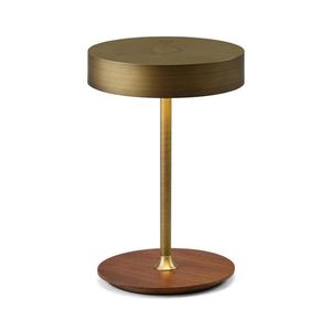 Halo Design 745784-LED — Lampă reîncărcabilă reglabilă ON THE MOVE, LED/2, 5W/4000 mAh, alamă/lemn imagine