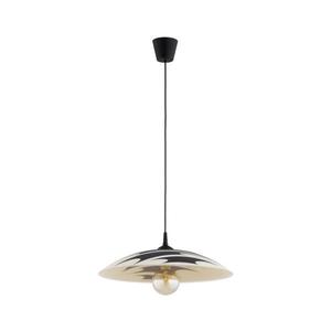 Lustră pe cablu ARMI, 1xE27/15W/230V, negru/bej imagine