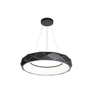 Lustră suspendată cu cablu LED REUS, 36W, 230V, 4000K, Ø 61 cm, negru imagine