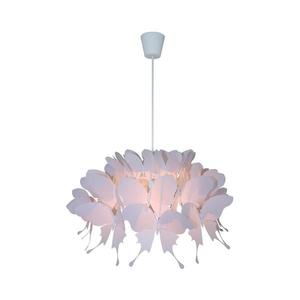 Lustră pentru copii FARFALLA 1xE27/60W/230V roz imagine