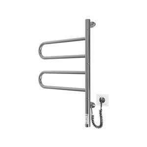 Uscător electric rotativ pentru prosoape TRISTAR 75W/230V 62, 5x44, 5 cm IP44 inox/crom lucios imagine