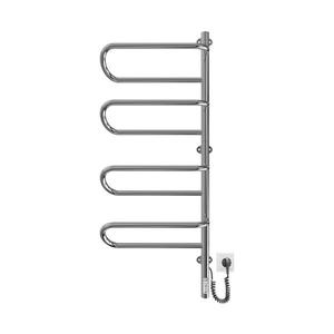 Uscător electric rotativ pentru prosoape ELECTRA 120W/230V 102, 5x44, 5 cm inox/crom, pe partea dreaptă imagine