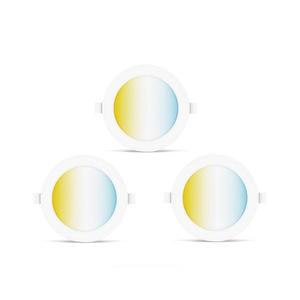 SET 3x corp de iluminat LED dimabil încastrat MESH 6W/230V 2700K-6500K d. 11, 5cm imagine