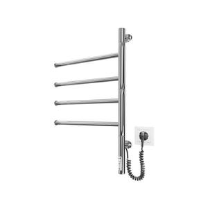 VEER Uscător electric rotativ pentru prosoape, 50 W/230 V, 62, 5 x 44, 5 cm, inox/crom lucios imagine