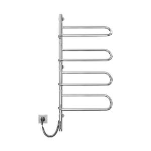 Uscător de prosoape electric rotativ ELECTRA 120W/230V 102, 5x47, 5 cm inox/crom stânga imagine