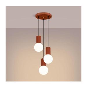 Lustră pe cablu SL.1730 HALO 3xG9/8W/230V d. 25 cm portocaliu imagine