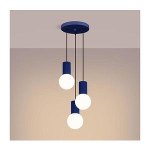 Lustră pe cablu SL.1740 HALO 3xG9/8W/230V d. 25 cm albastru imagine