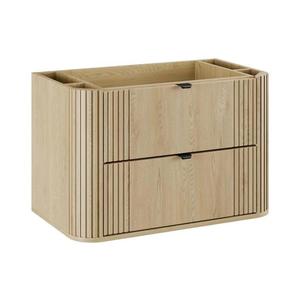 COMAD OVALIA CREMONA 82-80-46-2S - Corp de baie OVALIA pentru lavoar, stejar imagine