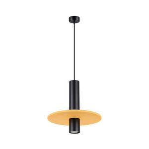 SL.1883 - Pendul cu cablu PELTA 1xGU10/10W/230V negru/galben imagine